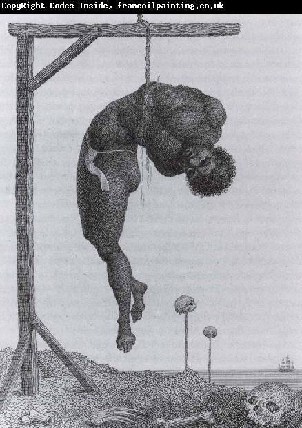 William Blake A black living hung collected its ribs